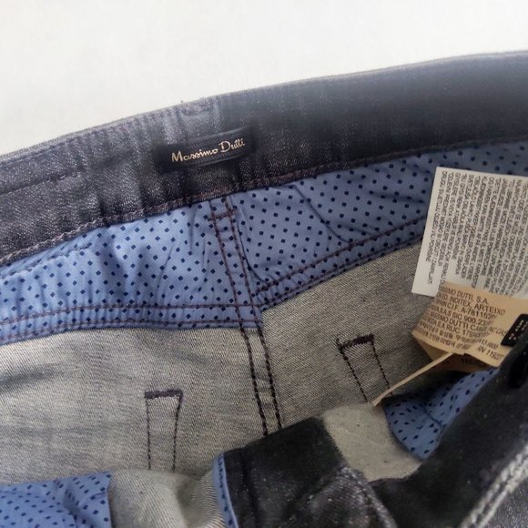 Massimo Dutti Grey Skinny Jeans Stretch High Waist - Picture 4 of 5